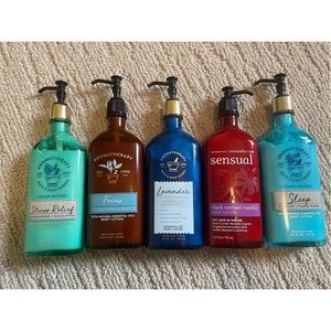 Bath & Body Works Aromatherapy lotions!